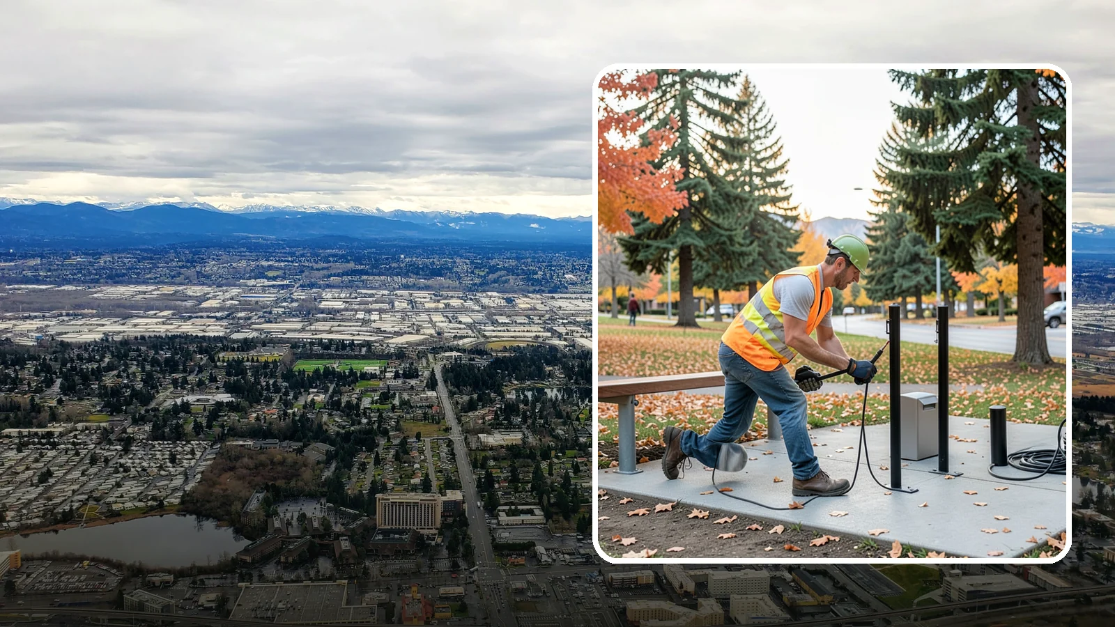 Bike Rack Installation in SeaTac, King County, WA - We install code-compliant bike racks at civic buildings, transit stops, and parks with secure anchoring.