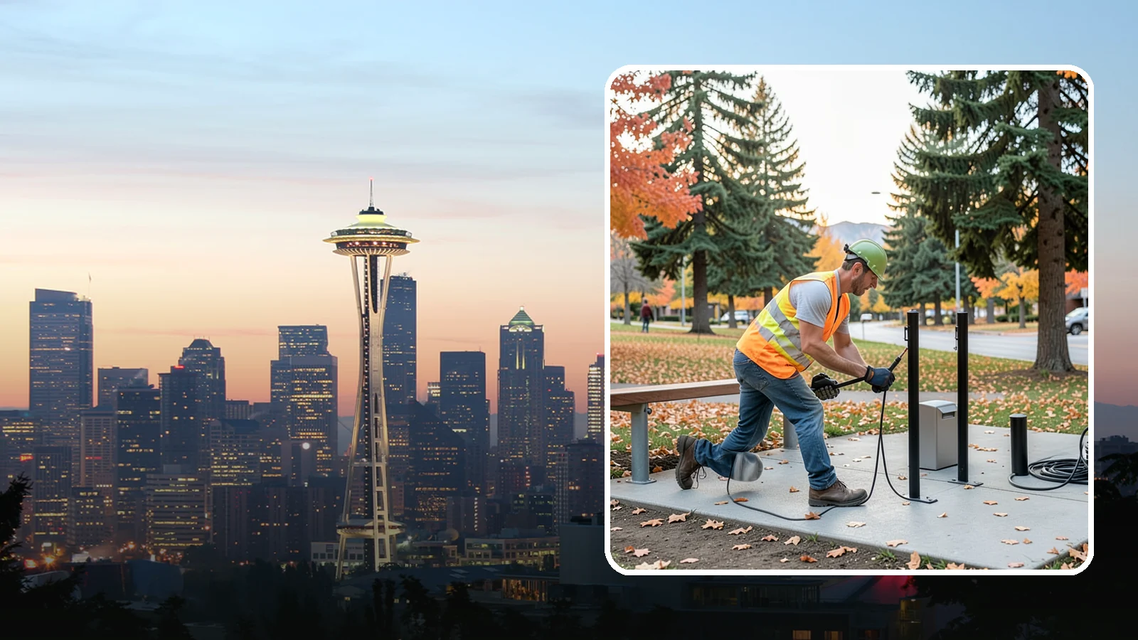Bike Rack Installation in Seattle, King County, WA - We install code-compliant bike racks at civic buildings, transit stops, and parks with secure anchoring.