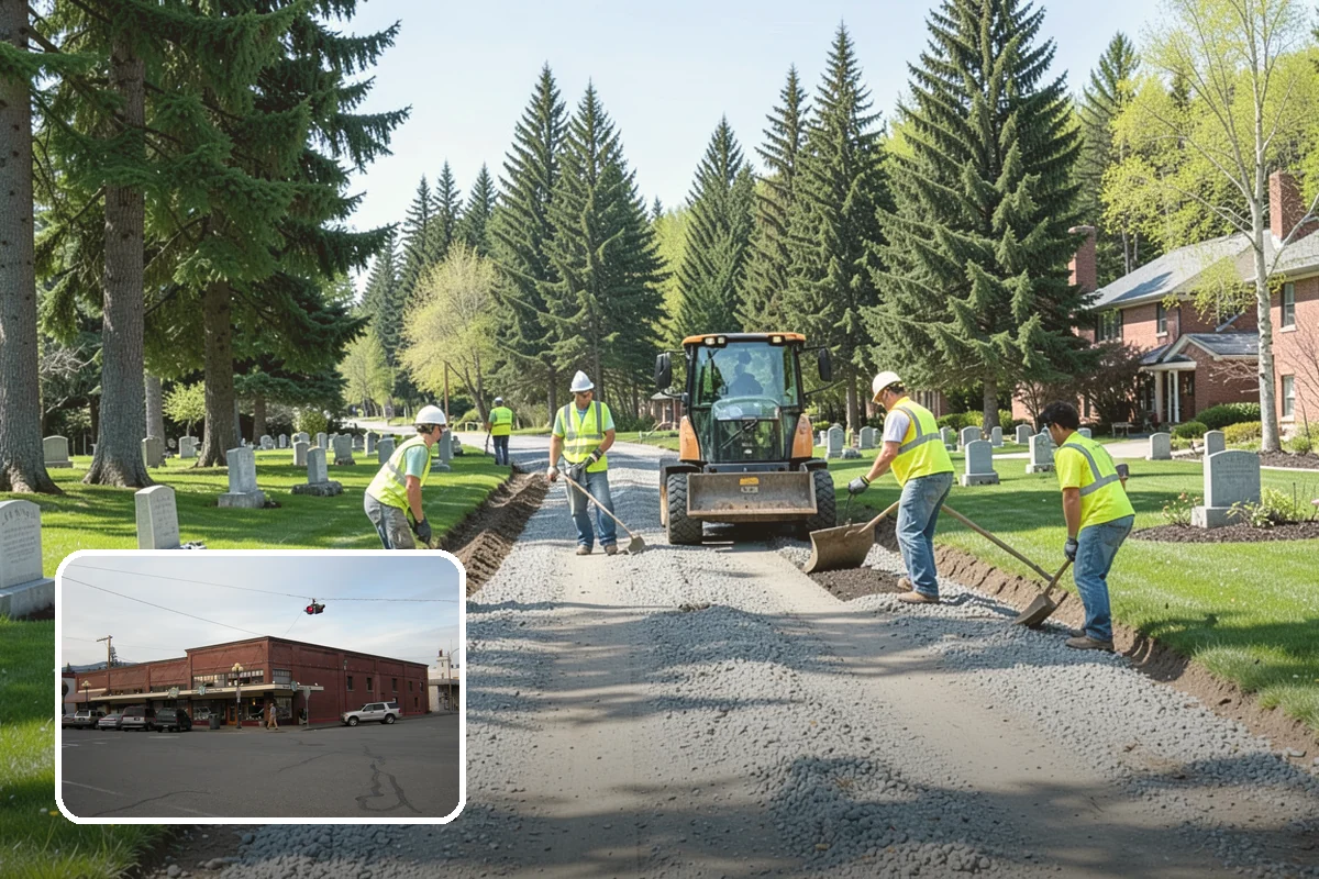 Bike Rack Installation in Sedro-Woolley, Skagit County, WA - Supports active-transportation and bike-parking code requirements