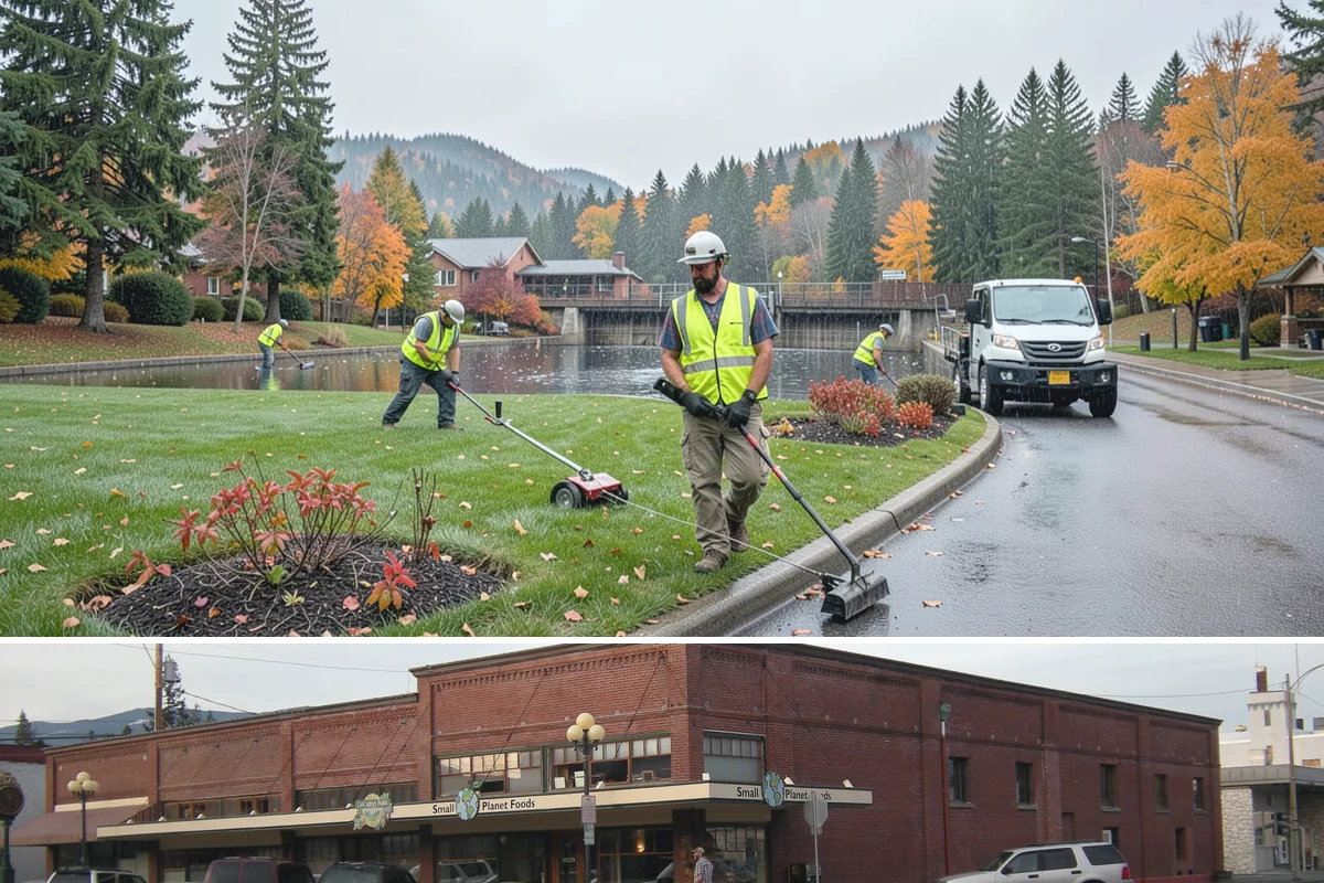 Bike Rack Installation in Sedro-Woolley, Skagit County, WA - Core-drilled installs proceed year-round on existing hardscape, while new footings favor drier weather for concrete cures.