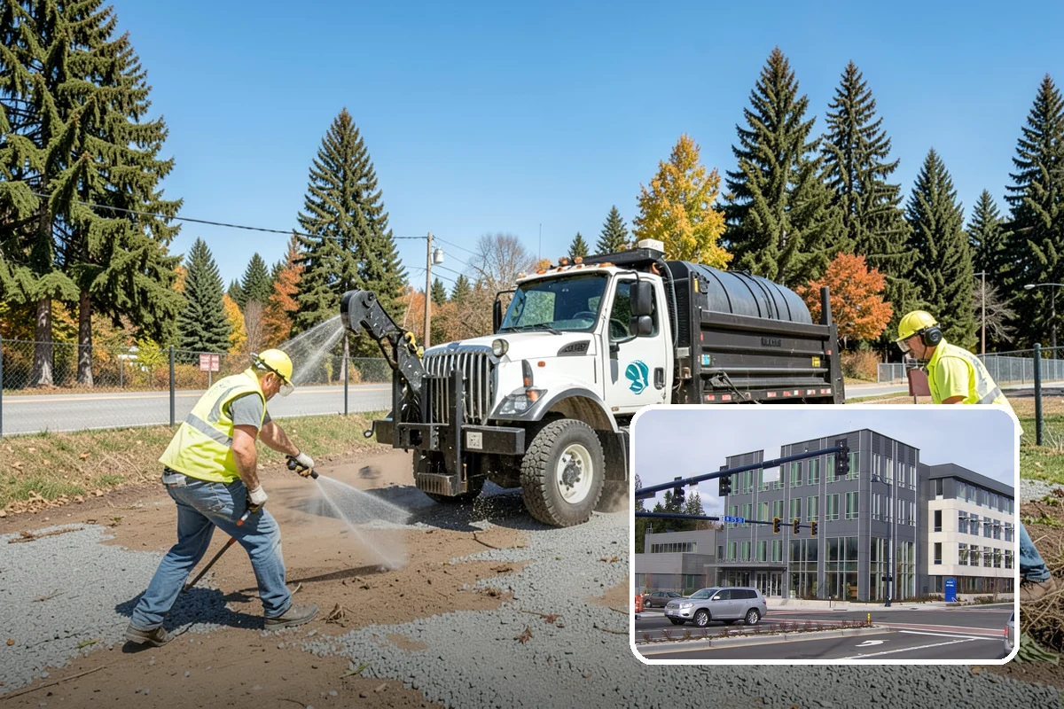 Bike Rack Installation in Shoreline, King County, WA - Supports active-transportation and bike-parking code requirements