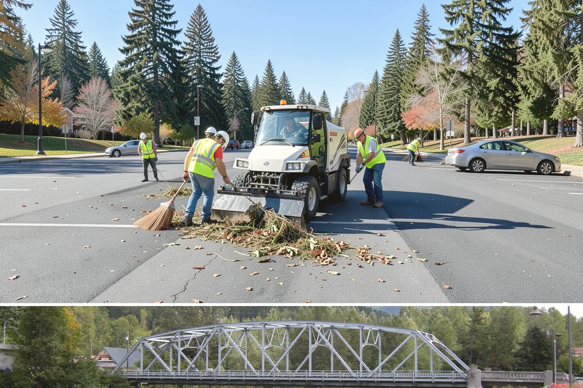 Bike Rack Installation in Skykomish, King County, WA - Core-drilled installs proceed year-round on existing hardscape, while new footings favor drier weather for concrete cures.