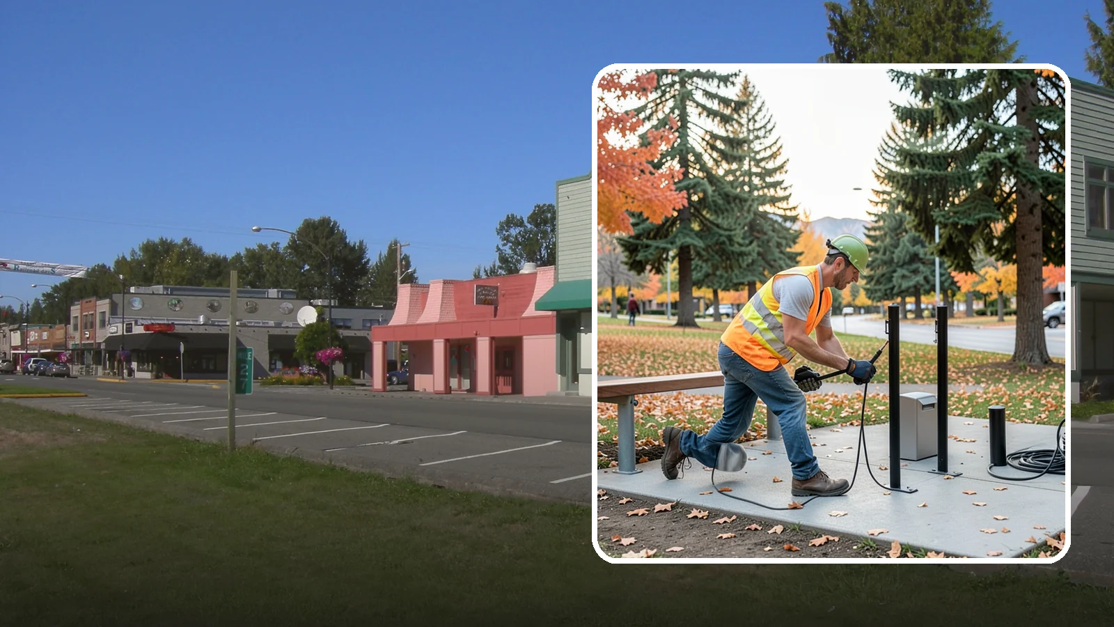Bike Rack Installation in Snoqualmie, King County, WA - We install code-compliant bike racks at civic buildings, transit stops, and parks with secure anchoring.