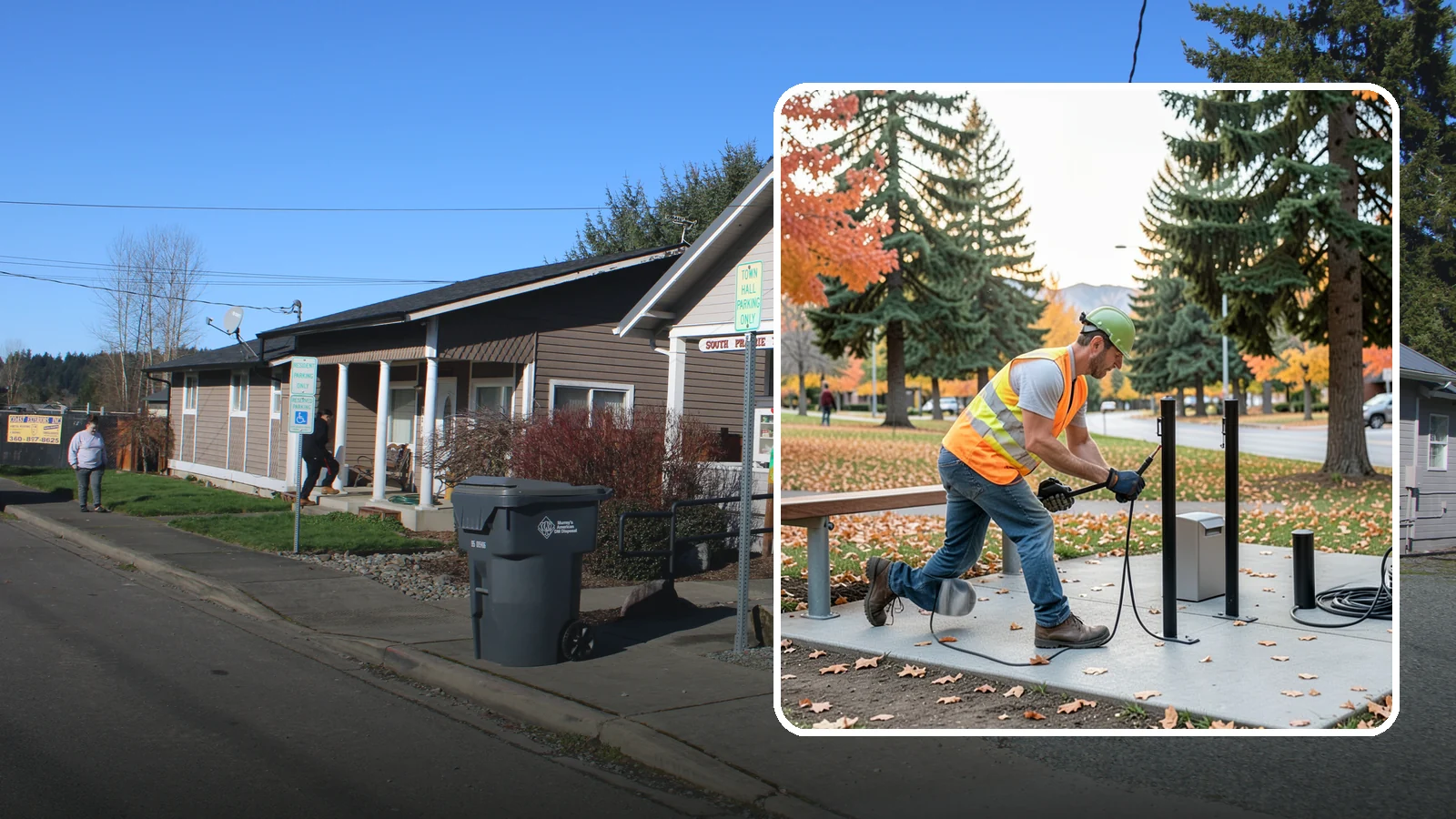 Bike Rack Installation in South Prairie, Pierce County, WA - We install code-compliant bike racks at civic buildings, transit stops, and parks with secure anchoring.