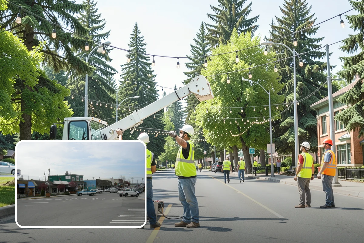 Bike Rack Installation in Stanwood, Snohomish County, WA - Supports active-transportation and bike-parking code requirements