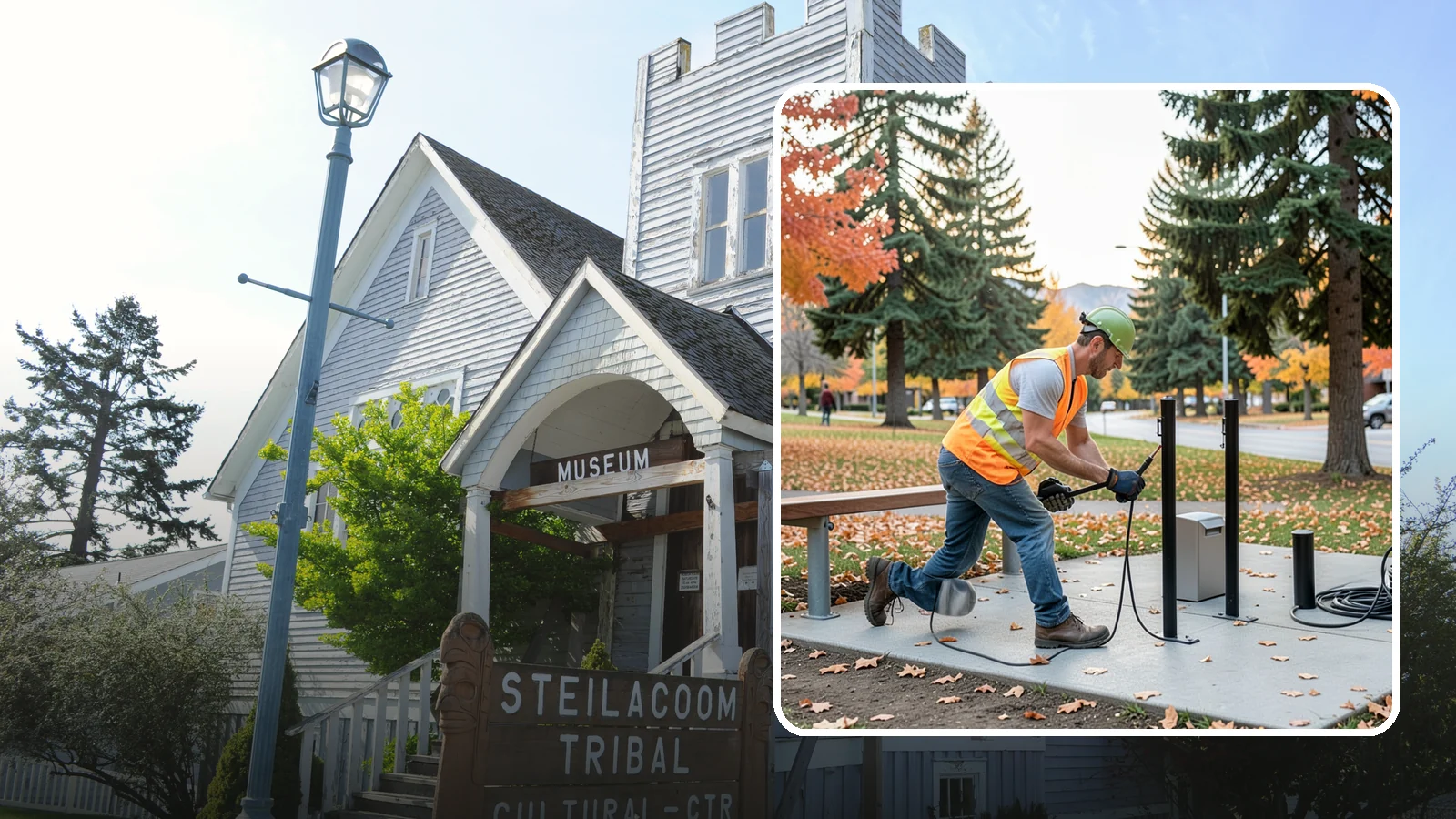 Bike Rack Installation in Steilacoom, Pierce County, WA - We install code-compliant bike racks at civic buildings, transit stops, and parks with secure anchoring.