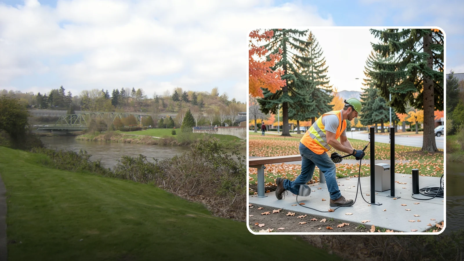 Bike Rack Installation in Tukwila, King County, WA - We install code-compliant bike racks at civic buildings, transit stops, and parks with secure anchoring.