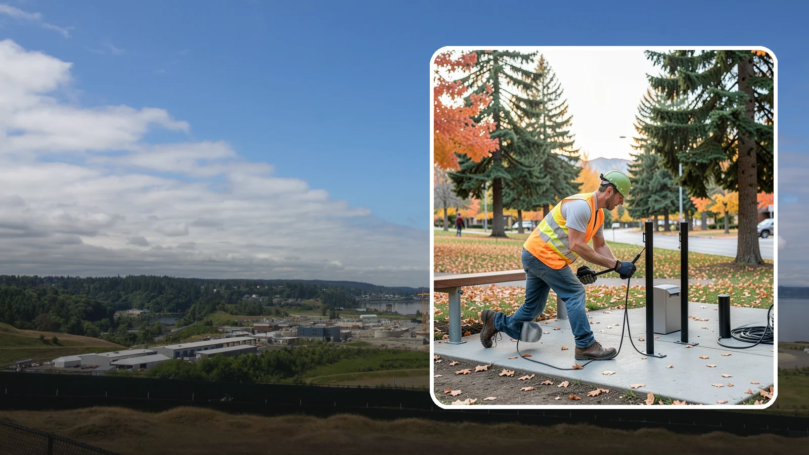 Bike Rack Installation in University Place, Pierce County, WA - We install code-compliant bike racks at civic buildings, transit stops, and parks with secure anchoring.