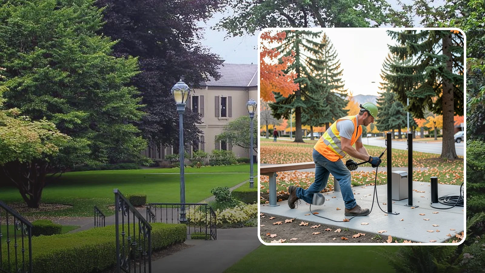 Bike Rack Installation in Woodinville, King County, WA - We install code-compliant bike racks at civic buildings, transit stops, and parks with secure anchoring.