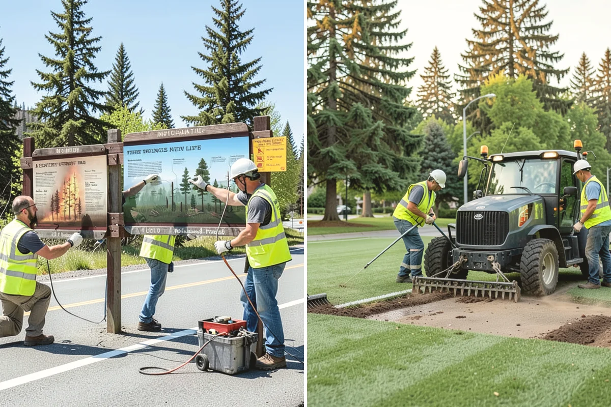 Bike Repair Station Installation in Anacortes, Skagit County, WA - Confirm station model, location, and footing requirements