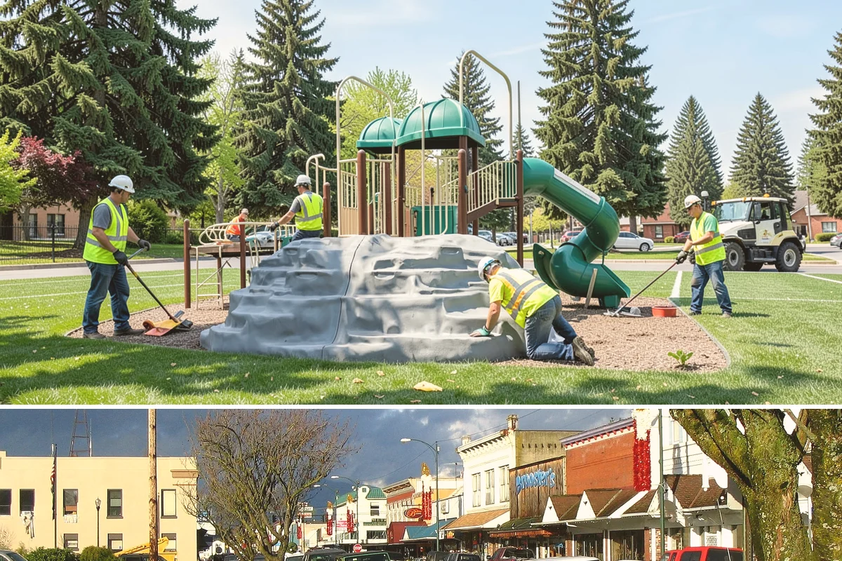 Bike Repair Station Installation in Arlington, Snohomish County, WA - Installation is best scheduled in spring so stations are ready for the peak cycling season, with footing work favored in dry...