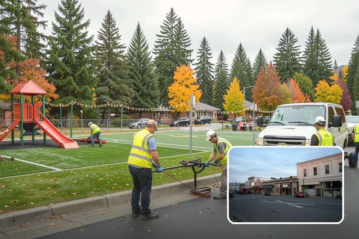 Bike Repair Station Installation in Burlington, Skagit County, WA - Supports active-transportation and trail connectivity goals