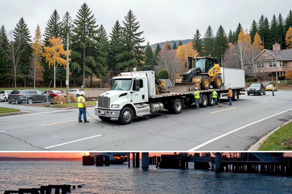 Bike Repair Station Installation in Edmonds, Snohomish County, WA - Installation is best scheduled in spring so stations are ready for the peak cycling season, with footing work favored in dry...