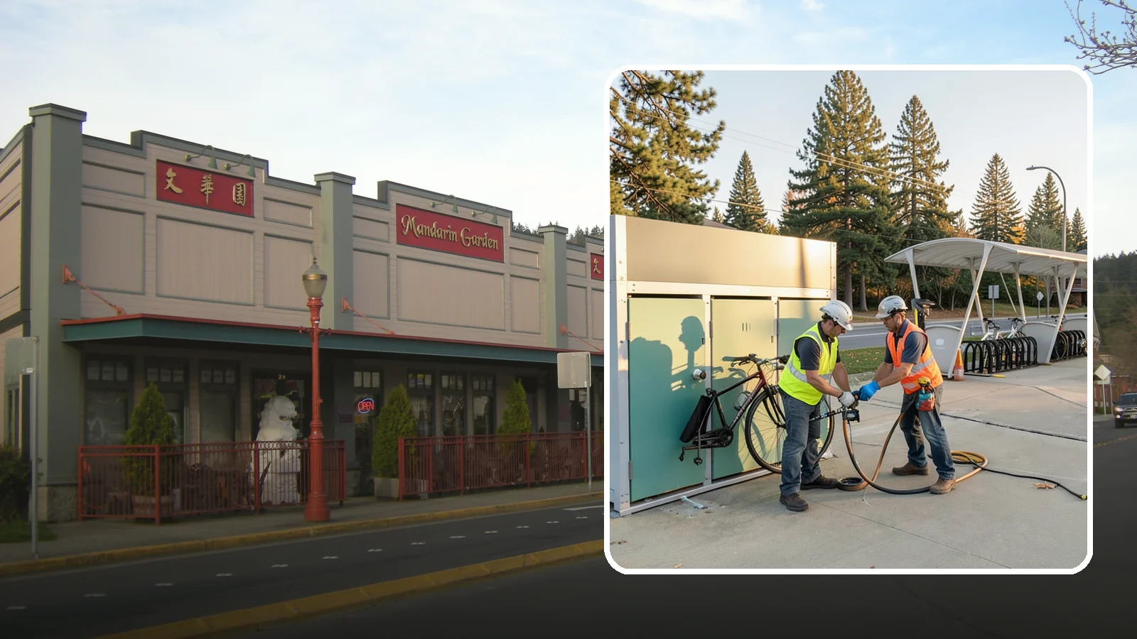Bike Repair Station Installation in Issaquah, King County, WA - Installation of public bike repair stations and pumps supporting active transportation and trail connectivity.