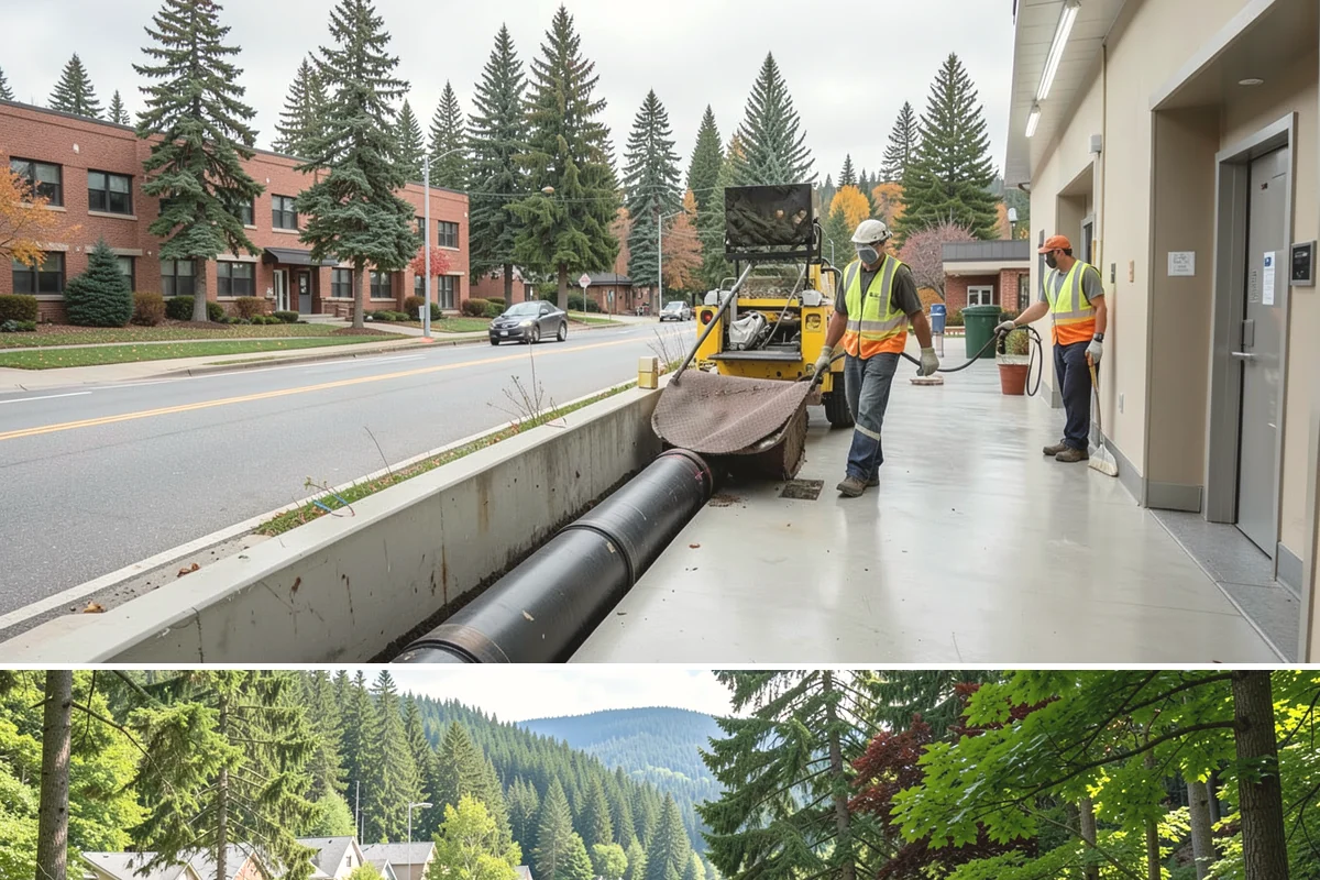 Bike Repair Station Installation in Lake Forest Park, King County, WA - Installation is best scheduled in spring so stations are ready for the peak cycling season, with footing work favored in dry...