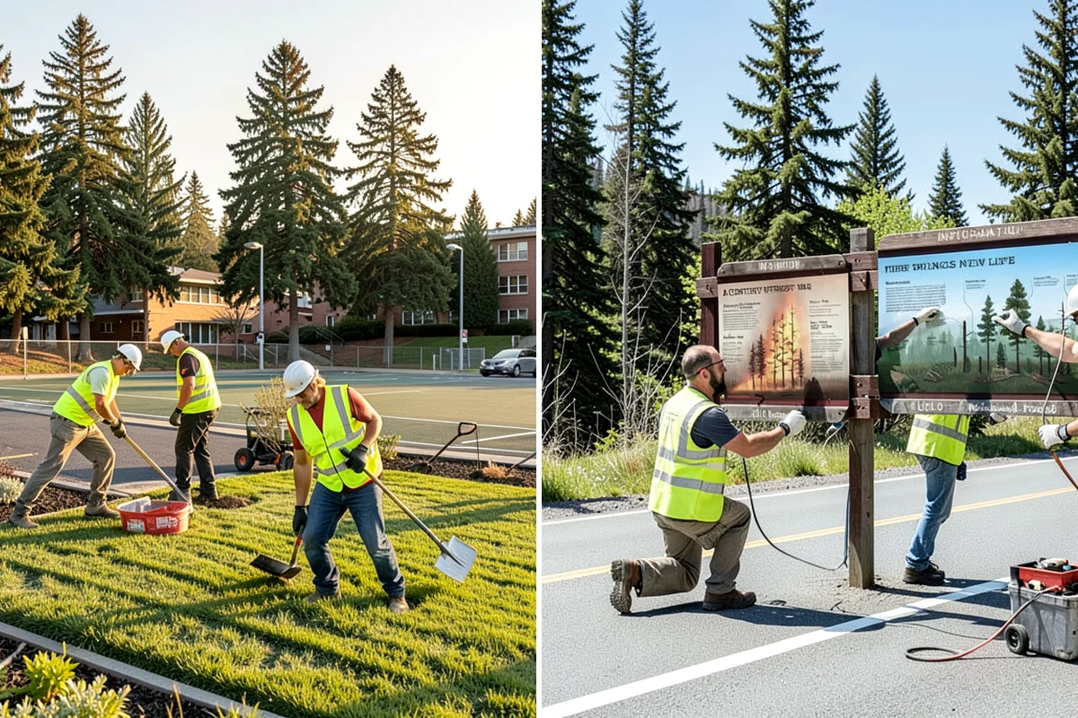 Bike Repair Station Installation in Maple Valley, King County, WA - Confirm station model, location, and footing requirements