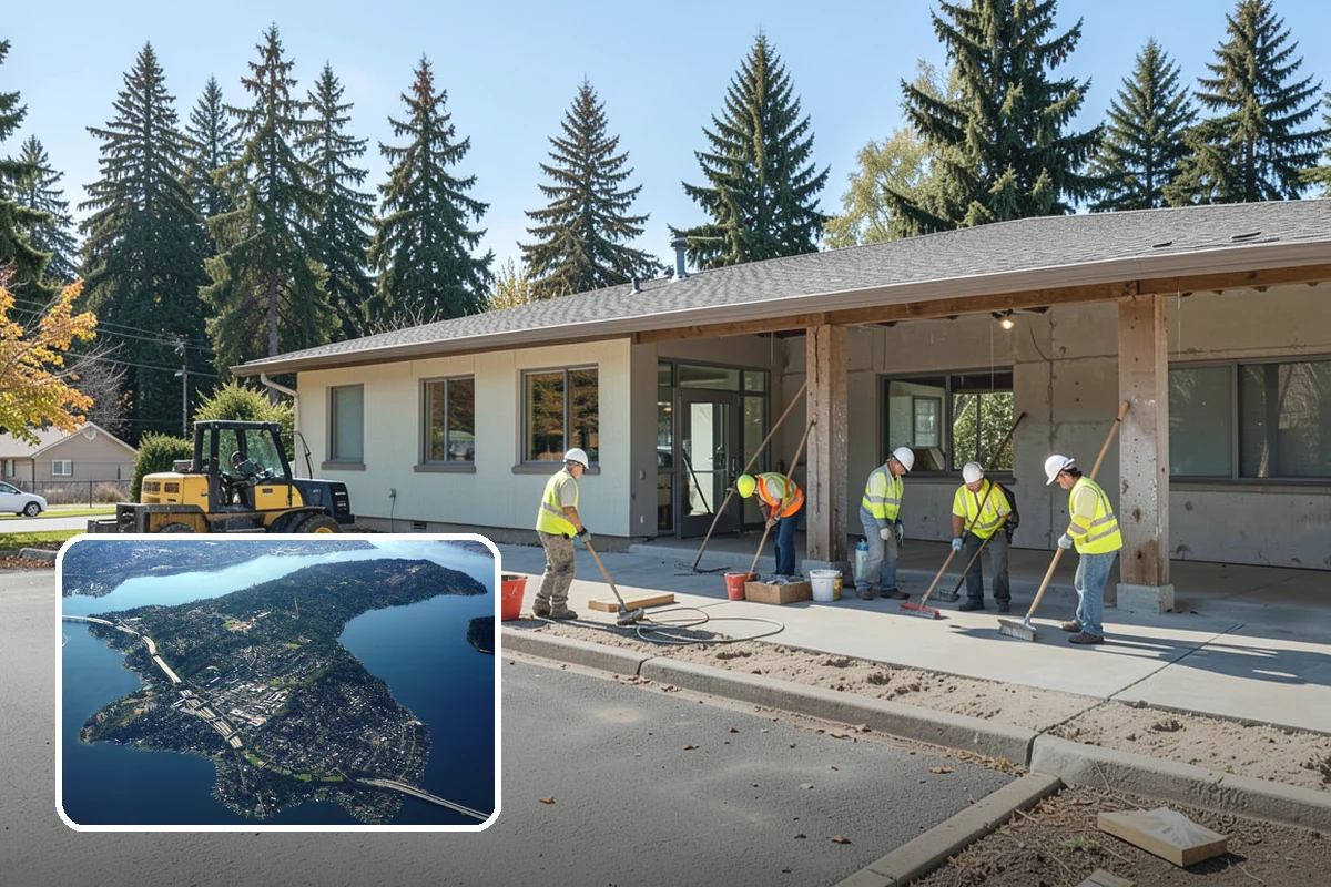 Bike Repair Station Installation in Mercer Island, King County, WA - Supports active-transportation and trail connectivity goals