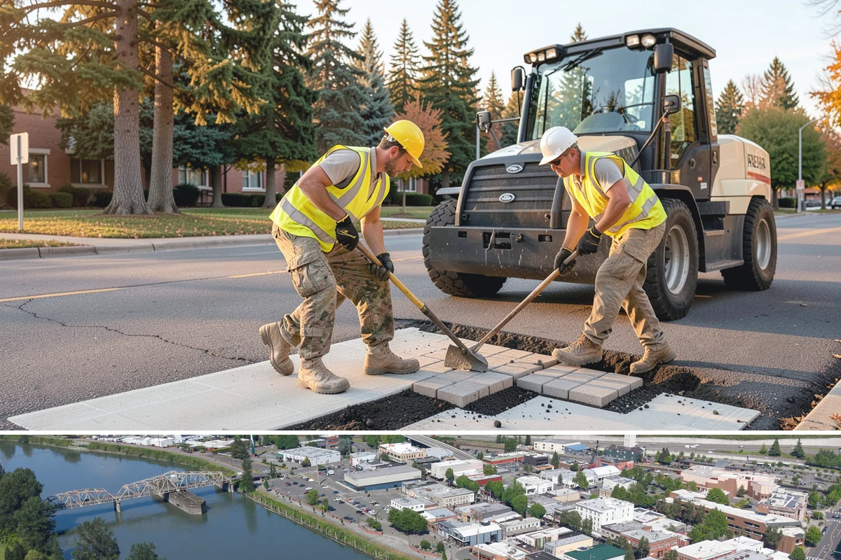 Bike Repair Station Installation in Mount Vernon, Skagit County, WA - Installation is best scheduled in spring so stations are ready for the peak cycling season, with footing work favored in dry...