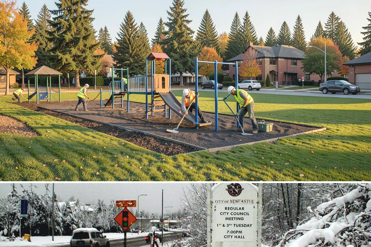 Bike Repair Station Installation in Newcastle, King County, WA - Installation is best scheduled in spring so stations are ready for the peak cycling season, with footing work favored in dry...