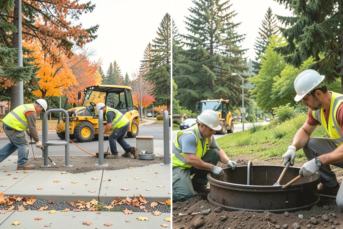 Bike Repair Station Installation in Oak Harbor, Island County, WA - Confirm station model, location, and footing requirements