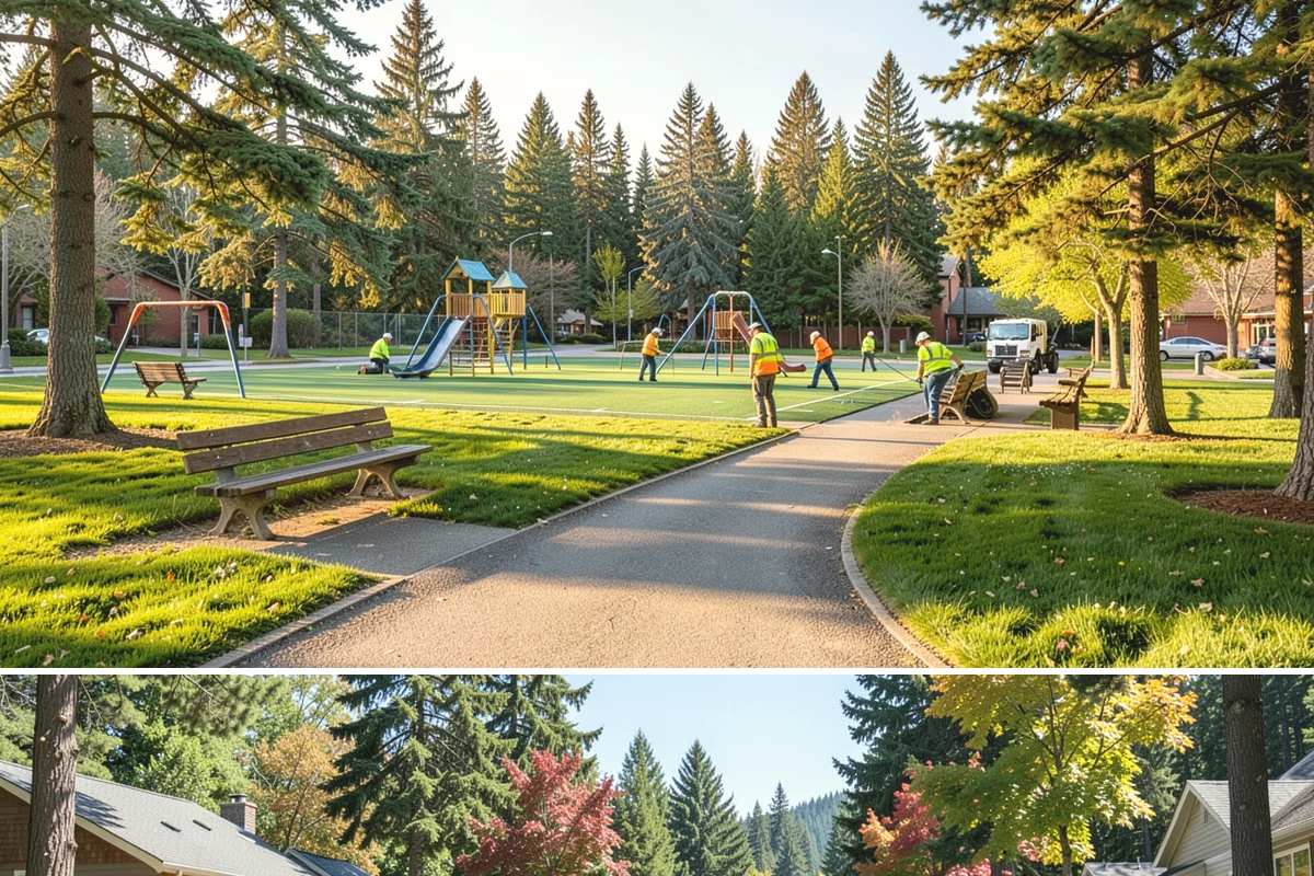 Bike Repair Station Installation in Orting, Pierce County, WA - Installation is best scheduled in spring so stations are ready for the peak cycling season, with footing work favored in dry...