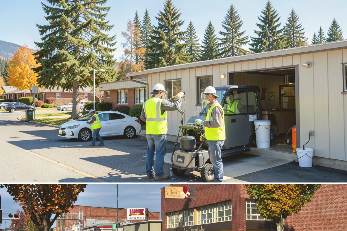 Bike Repair Station Installation in Puyallup, Pierce County, WA - Installation is best scheduled in spring so stations are ready for the peak cycling season, with footing work favored in dry...