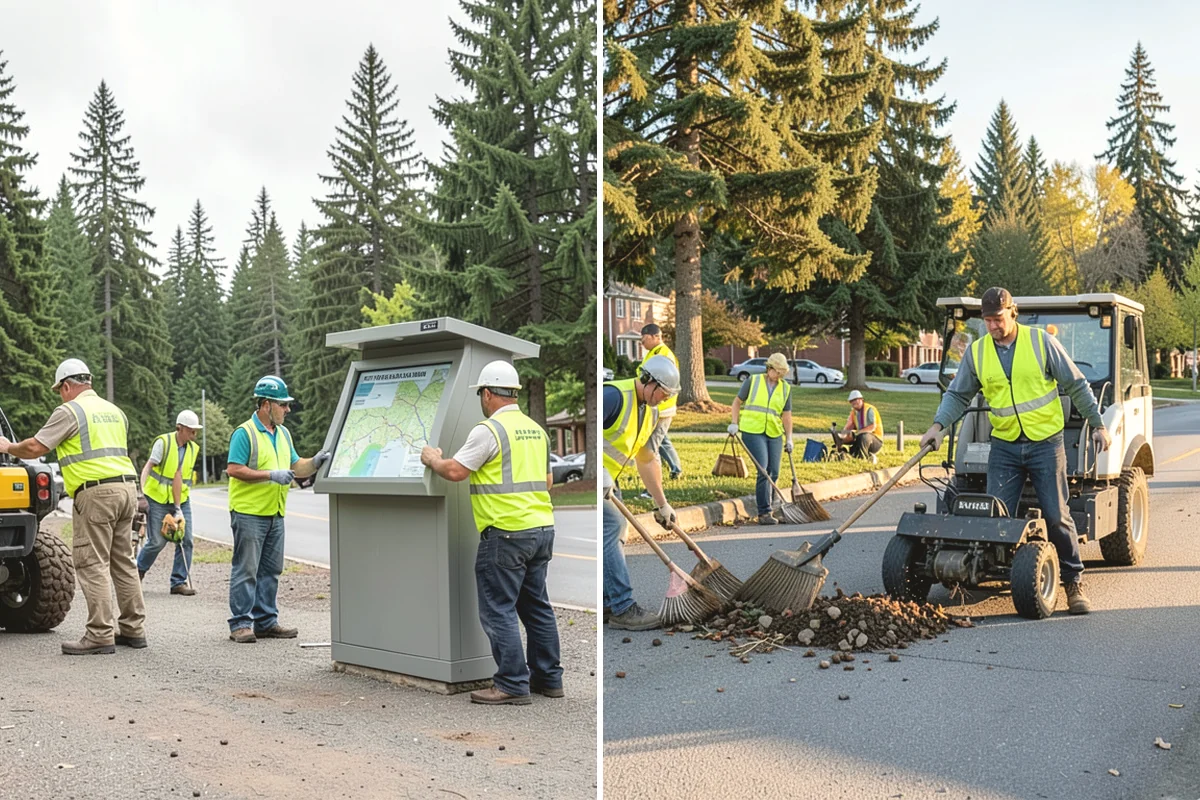 Bike Repair Station Installation in Steilacoom, Pierce County, WA - Confirm station model, location, and footing requirements