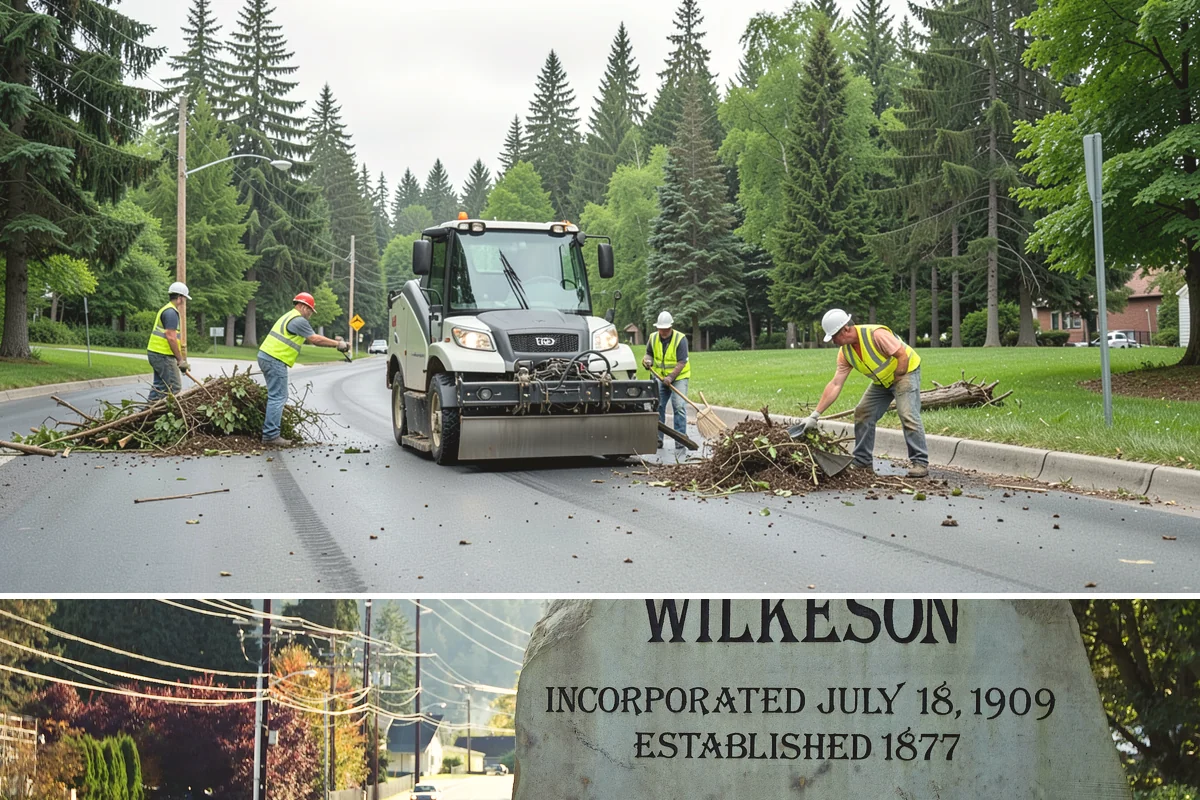 Bike Repair Station Installation in Wilkeson, Pierce County, WA - Installation is best scheduled in spring so stations are ready for the peak cycling season, with footing work favored in dry...