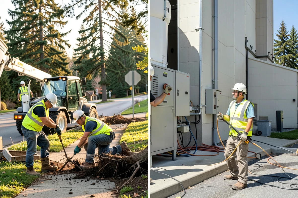 Biohazard Remediation in Concrete, Skagit County, WA - Assess contamination and don proper protective equipment