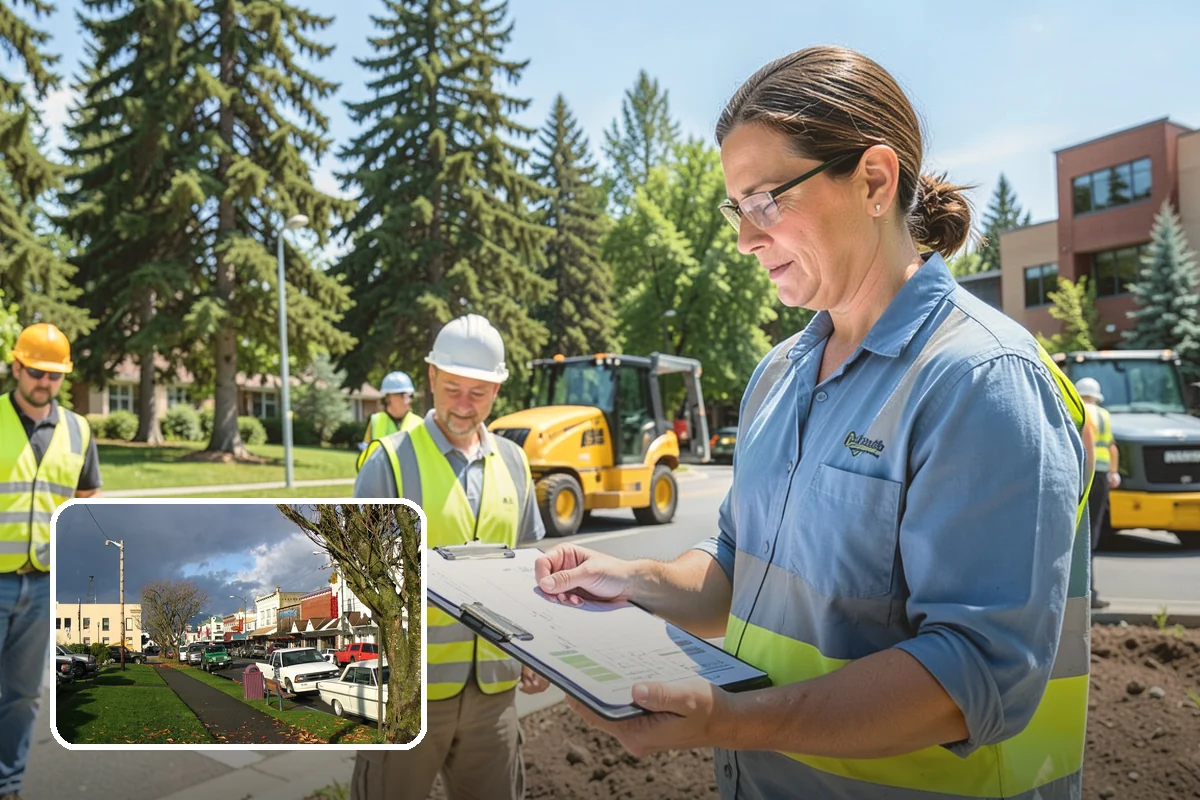 Bioswale Maintenance in Arlington, Snohomish County, WA - Sustained pollutant-removal performance of the facility