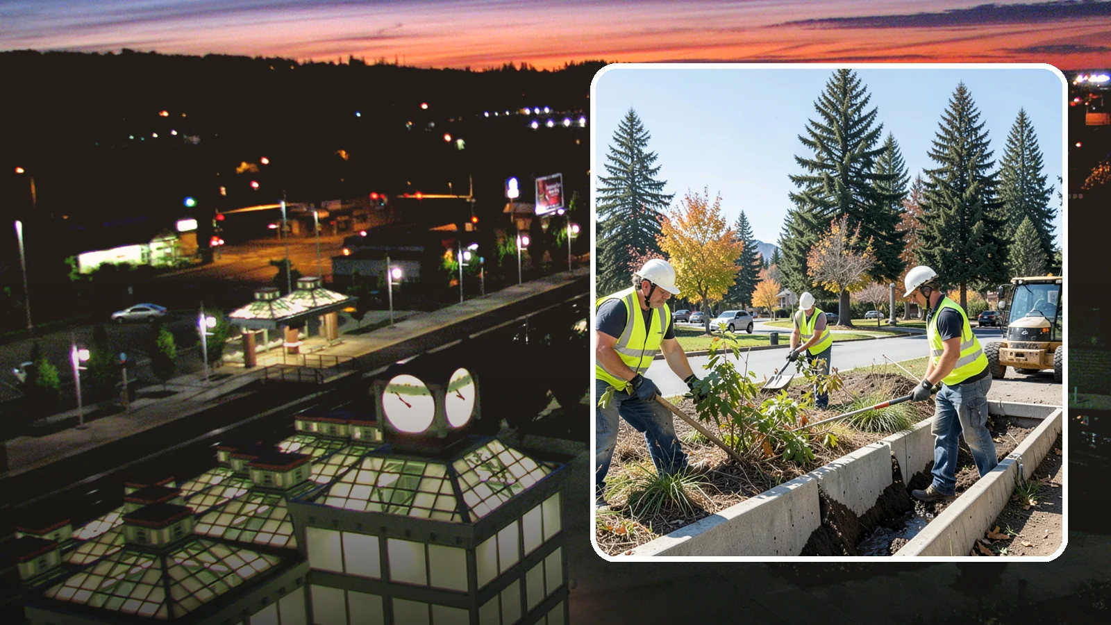 Bioswale Maintenance in Auburn, King County, WA - Vegetation and sediment management that keeps bioswales treating runoff as designed.