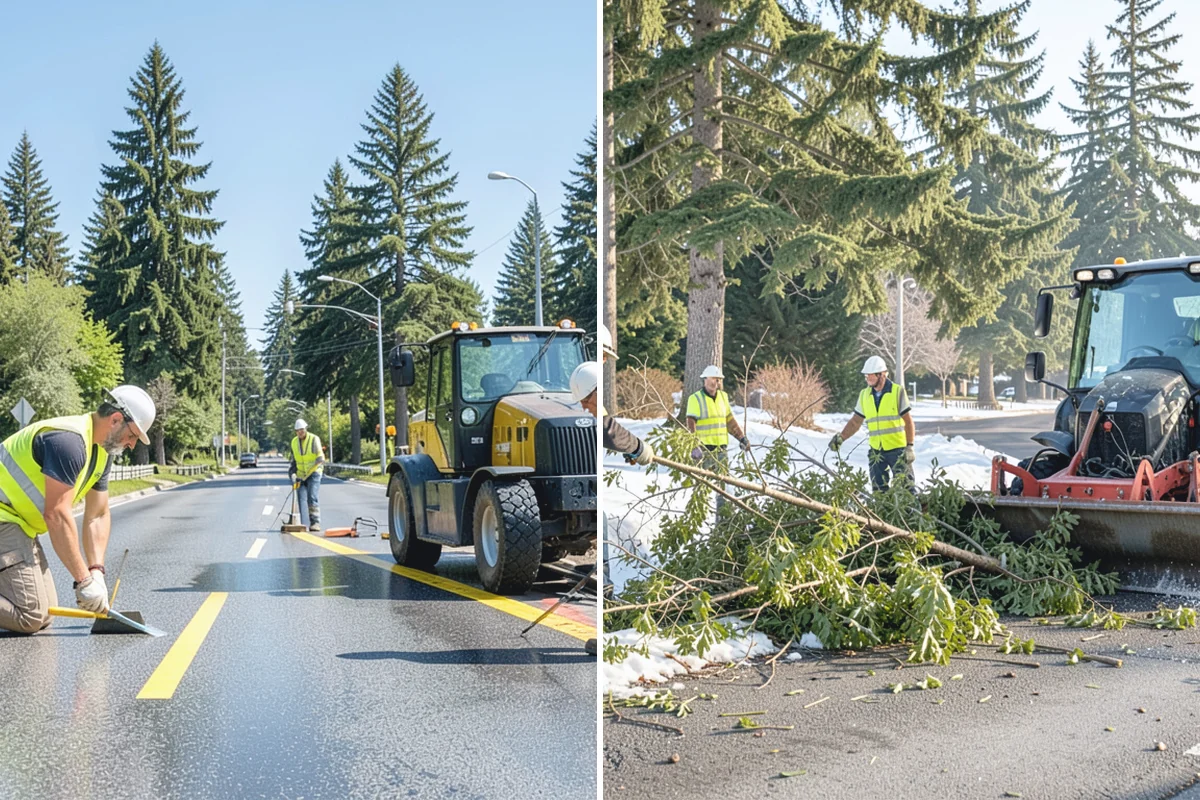 Bioswale Maintenance in Auburn, King County, WA - Inspect vegetation health, sediment, and flow paths
