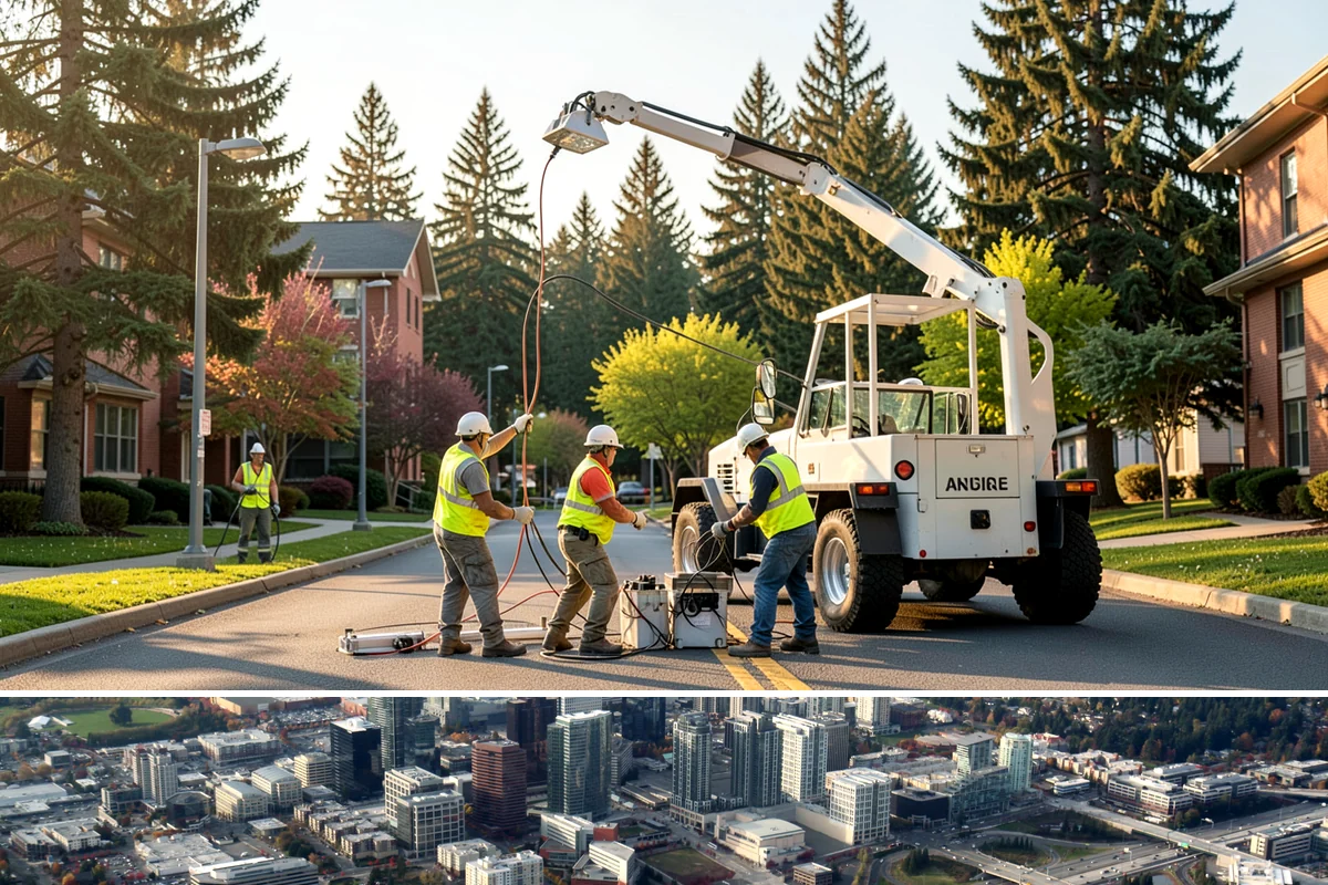 Bioswale Maintenance in Bellevue, King County, WA - Major vegetation work is best done in late spring and summer, while inspections continue through the wet season to catch flow...