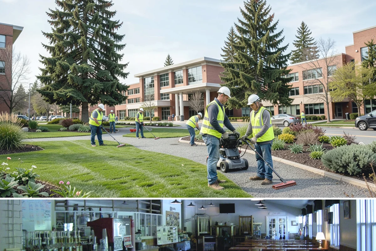 Bioswale Maintenance in Black Diamond, King County, WA - Major vegetation work is best done in late spring and summer, while inspections continue through the wet season to catch flow...