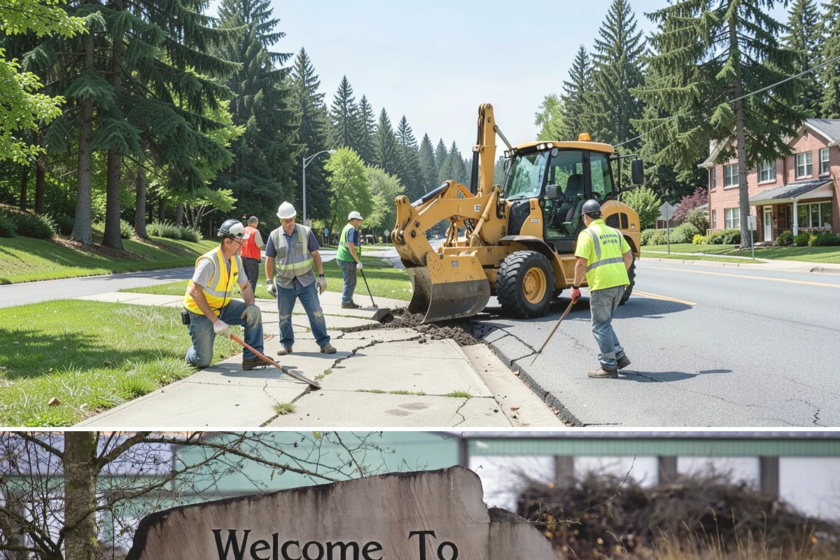 Bioswale Maintenance in Buckley, Pierce County, WA - Major vegetation work is best done in late spring and summer, while inspections continue through the wet season to catch flow...
