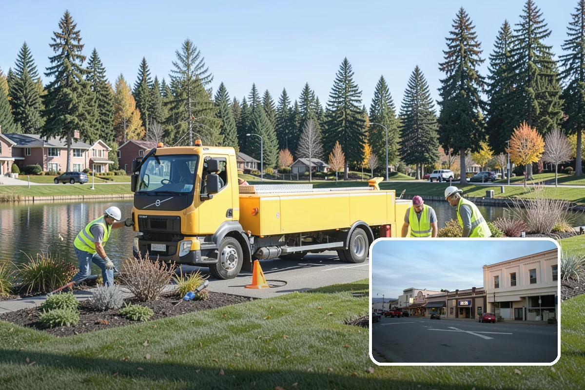 Bioswale Maintenance in Burlington, Skagit County, WA - Sustained pollutant-removal performance of the facility