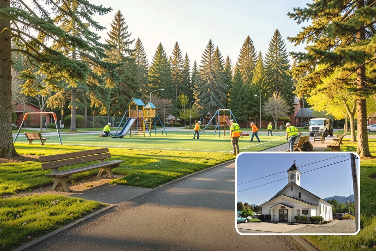 Bioswale Maintenance in Concrete, Skagit County, WA - Sustained pollutant-removal performance of the facility