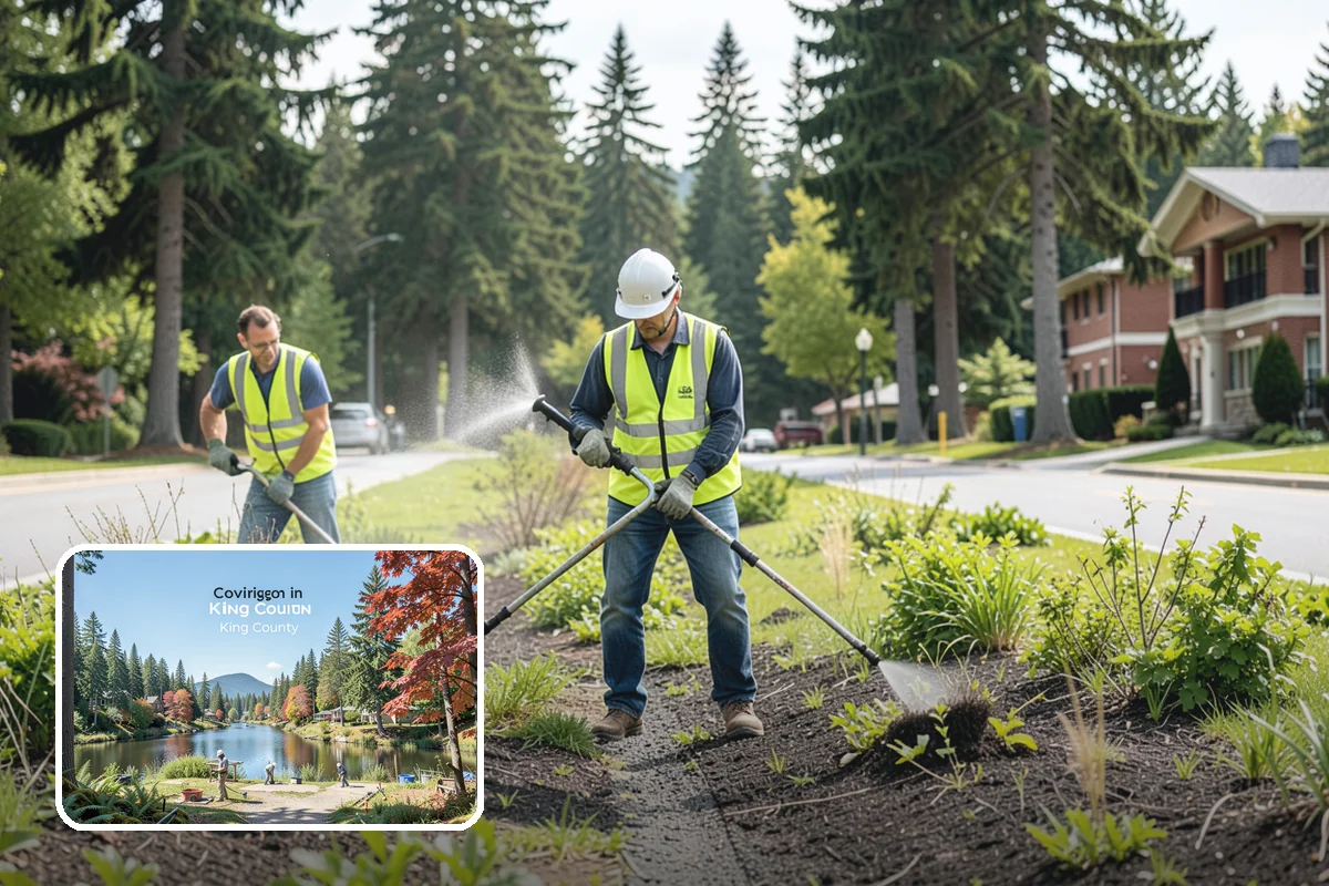 Bioswale Maintenance in Covington, King County, WA - Sustained pollutant-removal performance of the facility