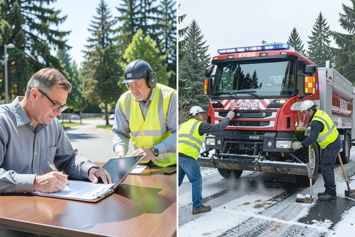 Bioswale Maintenance in Des Moines, King County, WA - Inspect vegetation health, sediment, and flow paths