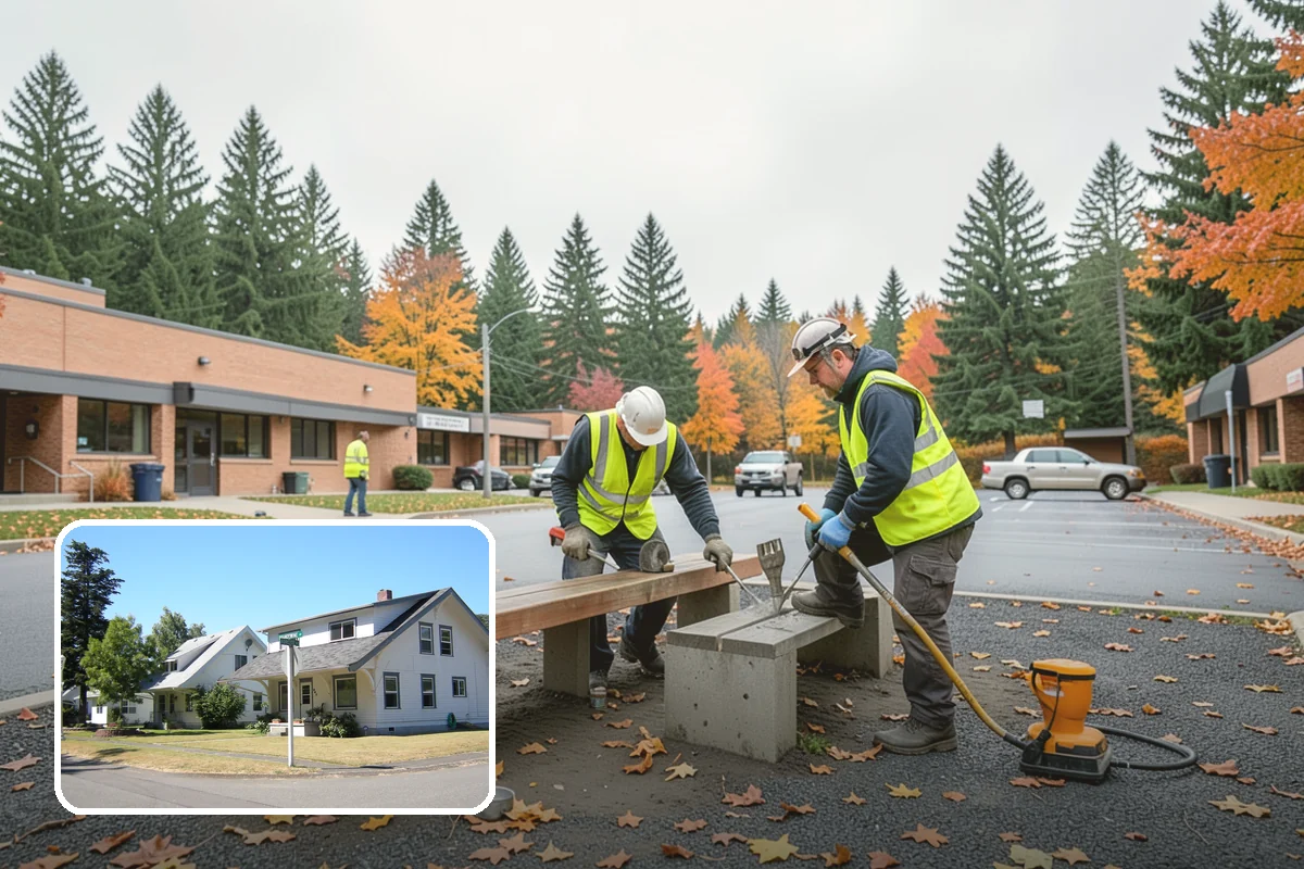 Bioswale Maintenance in DuPont, Pierce County, WA - Sustained pollutant-removal performance of the facility