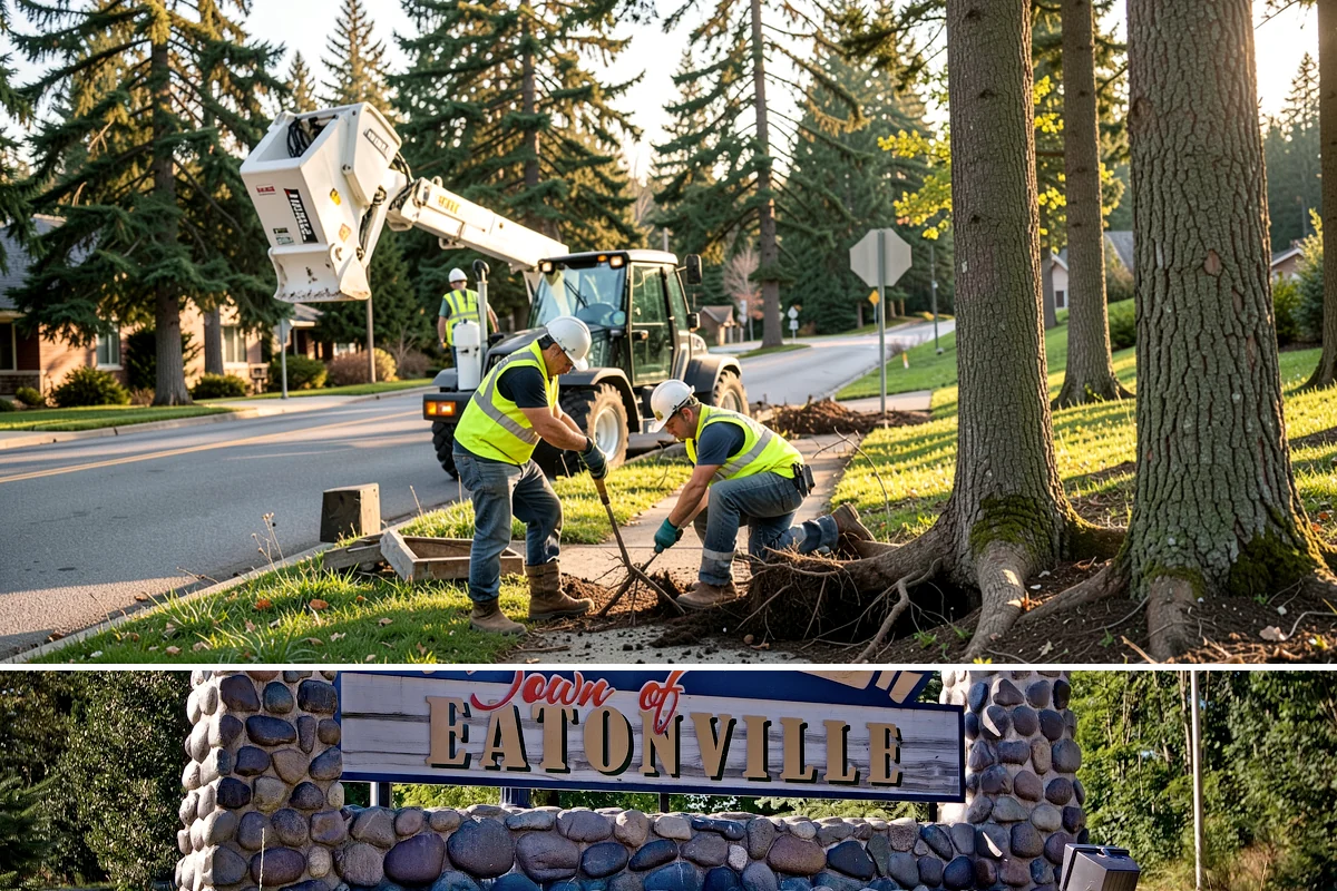 Bioswale Maintenance in Eatonville, Pierce County, WA - Major vegetation work is best done in late spring and summer, while inspections continue through the wet season to catch flow...