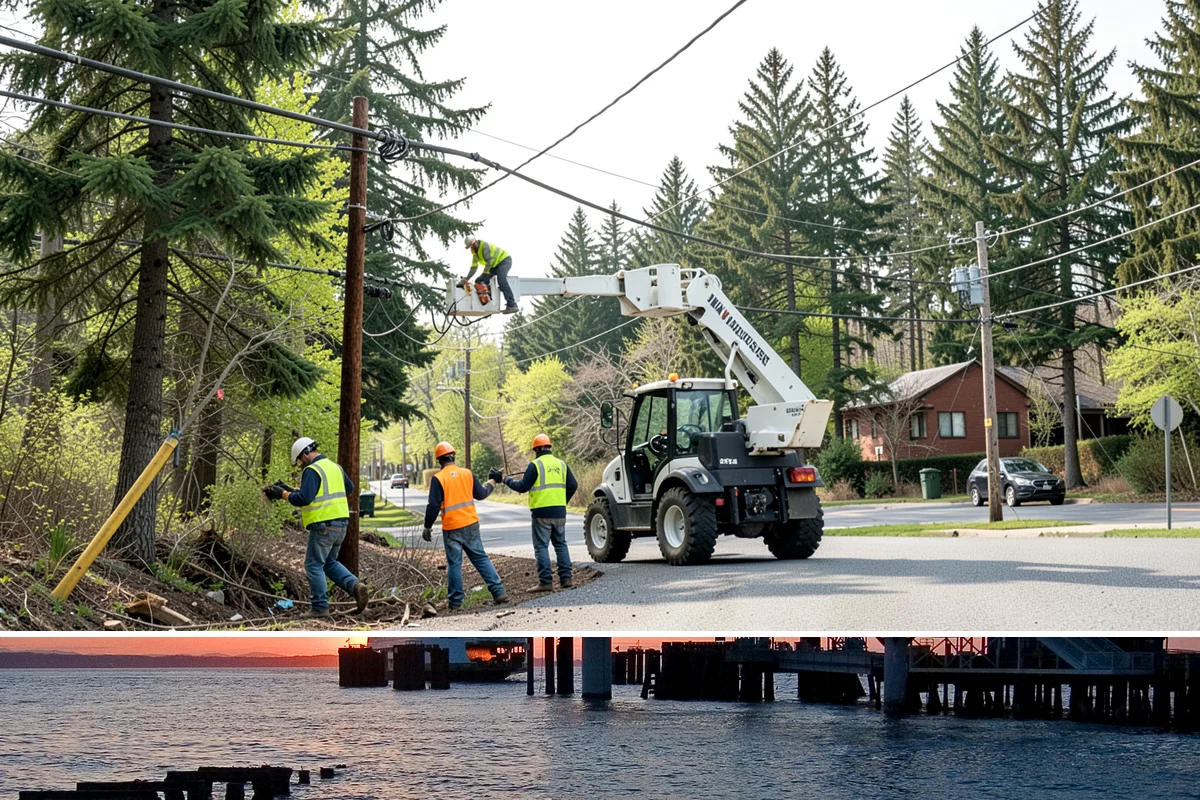Bioswale Maintenance in Edmonds, Snohomish County, WA - Major vegetation work is best done in late spring and summer, while inspections continue through the wet season to catch flow...