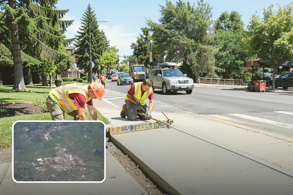 Bioswale Maintenance in Enumclaw, King County, WA - Sustained pollutant-removal performance of the facility