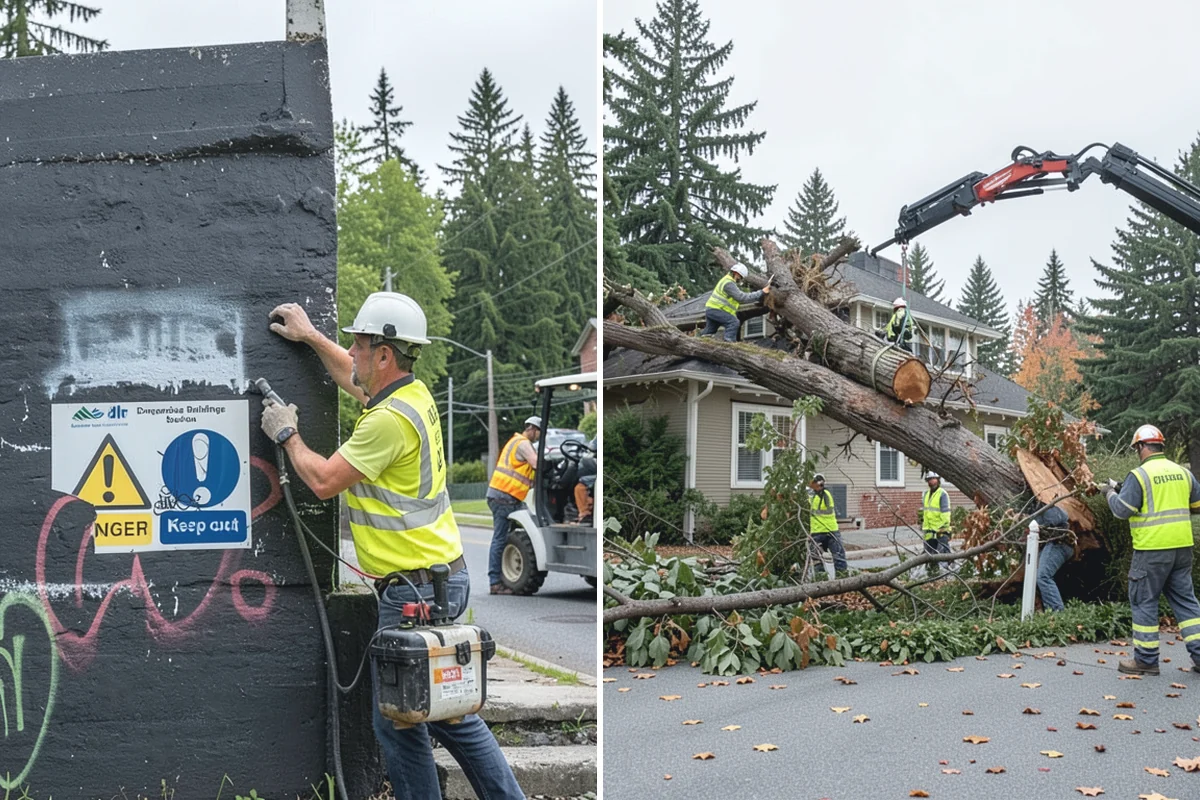 Bioswale Maintenance in Granite Falls, Snohomish County, WA - Inspect vegetation health, sediment, and flow paths