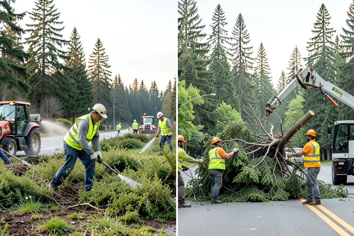 Bioswale Maintenance in Hunts Point, King County, WA - Inspect vegetation health, sediment, and flow paths