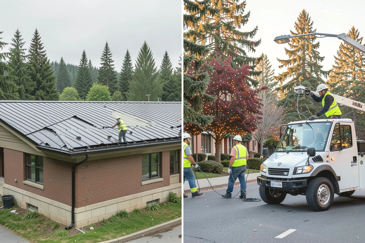 Bioswale Maintenance in La Conner, Skagit County, WA - Inspect vegetation health, sediment, and flow paths