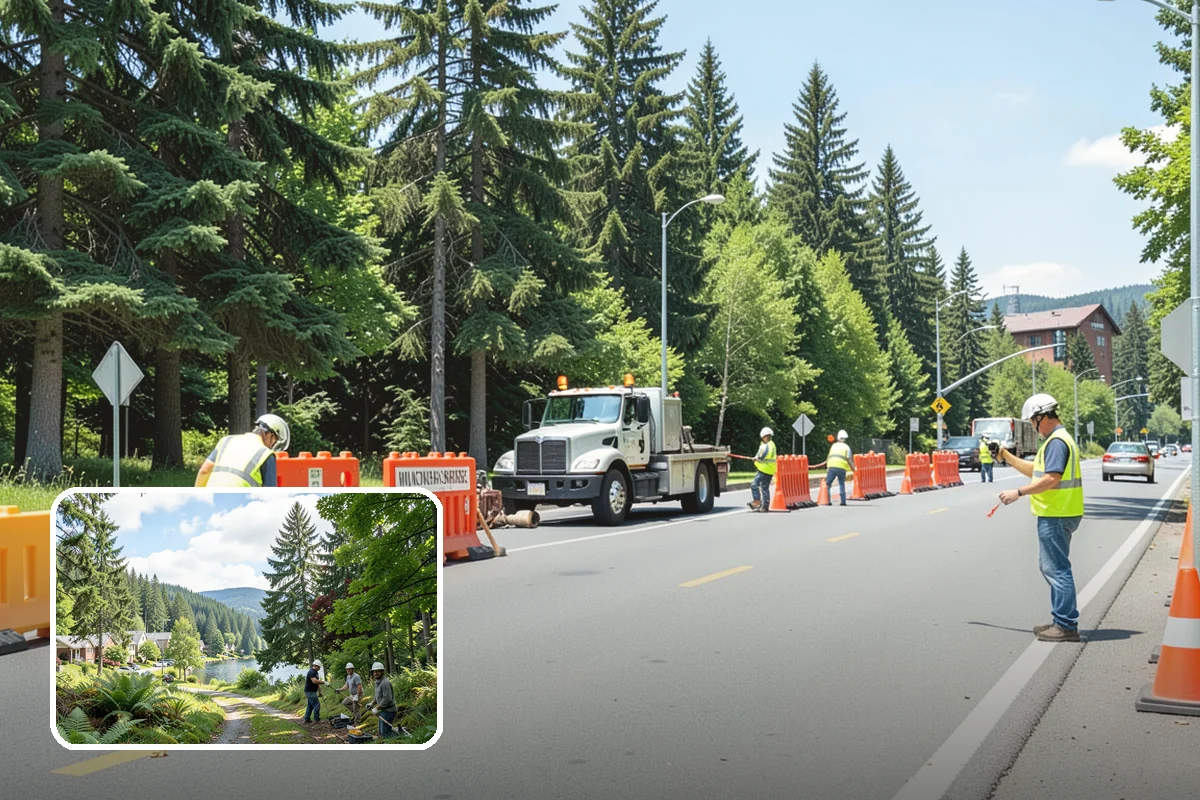 Bioswale Maintenance in Lake Forest Park, King County, WA - Sustained pollutant-removal performance of the facility