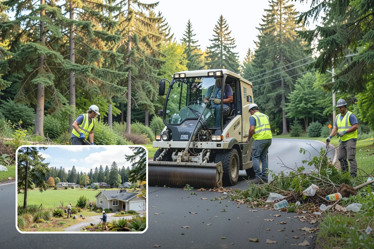Bioswale Maintenance in Lyman, Skagit County, WA - Sustained pollutant-removal performance of the facility