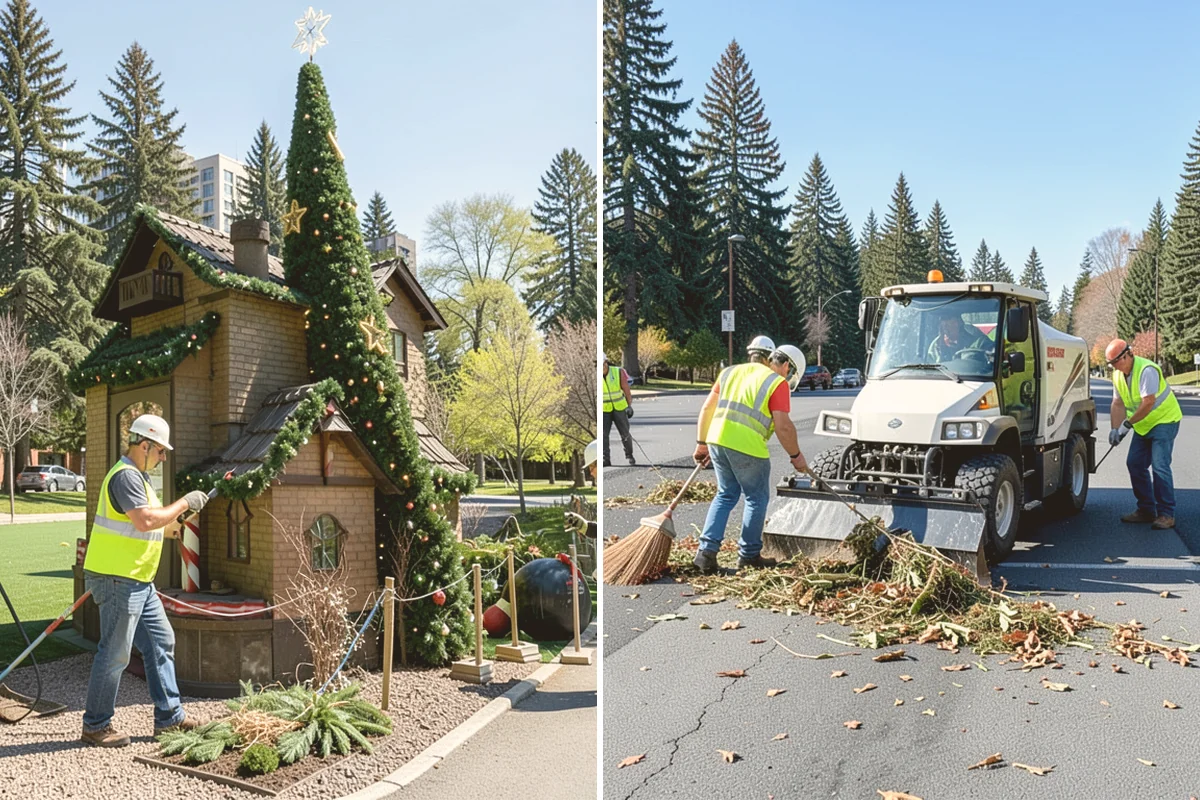 Bioswale Maintenance in Lynnwood, Snohomish County, WA - Inspect vegetation health, sediment, and flow paths