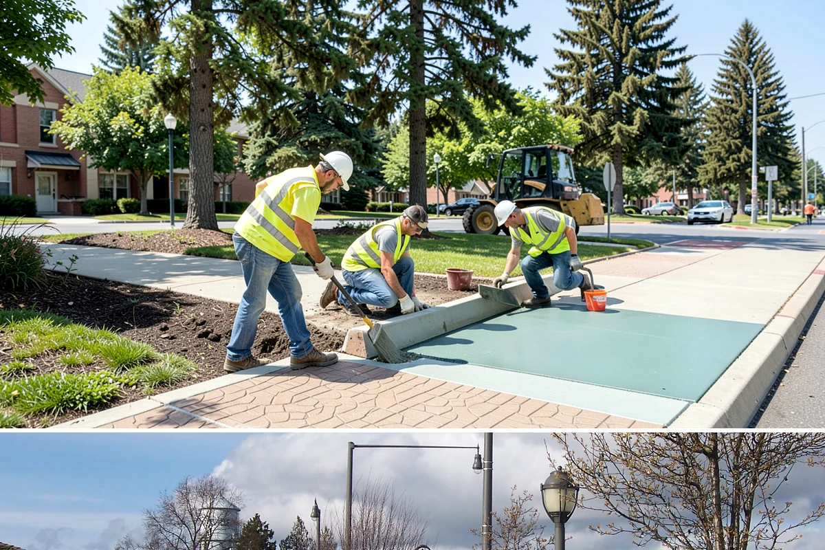 Bioswale Maintenance in Marysville, Snohomish County, WA - Major vegetation work is best done in late spring and summer, while inspections continue through the wet season to catch flow...
